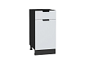 Шкаф нижний с 1-ой дверцей и ящиком Евро (816х400х478) graphite/Белый