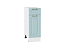 Шкаф нижний с 1-ой дверцей и ящиком Ницца (816х300х478) Белый/Голубой