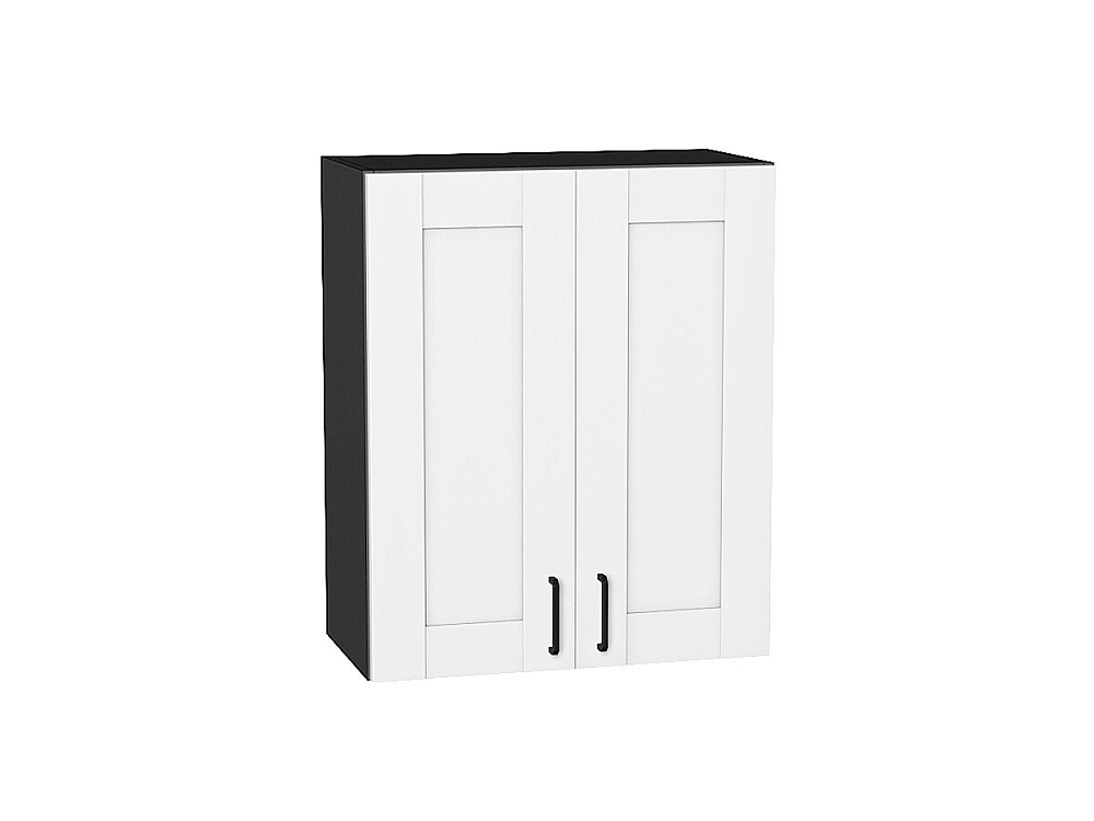Шкаф верхний с 2-мя дверцами Лофт (716х600х320) graphite/super white