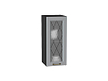 Шкаф верхний с 1-ой остекленной дверцей Ницца (716х300х318) graphite/Графит