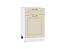 Шкаф нижний с 1-ой дверцей и ящиком Ницца (816х500х478) Белый/Дуб крем