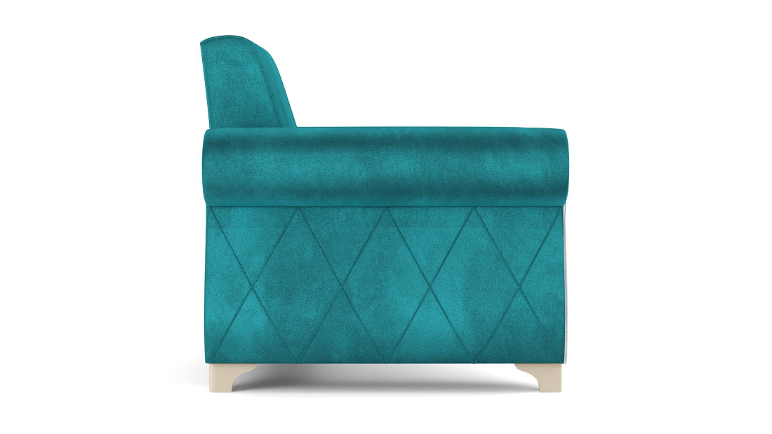 Кресло для отдыха Порто велюр тенерифе изумруд / велюр тенерифе грей