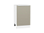 Шкаф нижний с 1-ой дверцей Фьюжн (816х500х480) Белый/Silky Grey