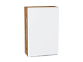 Шкаф верхний с 1-ой дверцей Фьюжн (920х600х320) Дуб Вотан/silky white