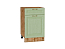 Шкаф нижний с 1-ой дверцей и ящиком Ницца (816х500х478) Дуб Вотан/Дуб оливковый