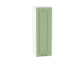 Шкаф верхний с 1-ой дверцей Ницца (920х300х318) Белый/Дуб оливковый