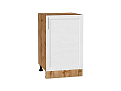 Шкаф нижний с 1-ой дверцей Сканди (816х500х480) Дуб Вотан/white softwood