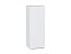Шкаф верхний с 1-ой дверцей Фьюжн (920х350х320) Белый/Silky White