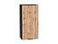 Шкаф верхний с 1-ой дверцей Флэт (920х450х318) Graphite/Wotan Oak 2S