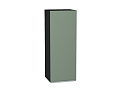 Шкаф верхний с 1-ой дверцей Фьюжн (920х350х320) graphite/silky mint