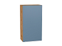 Шкаф верхний с 1-ой дверцей Фьюжн (920х500х320) Дуб Вотан/silky blue