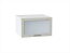 Шкаф верхний горизонтальный остекленный глубокий Сканди (358х600х576) Белый/Cappuccino Softwood