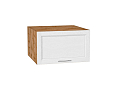 Шкаф верхний горизонтальный глубокий Сканди (358х600х576) Дуб Вотан/white softwood
