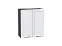 Шкаф верхний с 2-мя дверцами Барселона (716х600х324) graphite/Белый