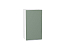 Шкаф верхний с 1-ой дверцей Фьюжн (716х400х320) Белый/Silky Mint