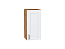 Шкаф верхний с 1-ой дверцей Лофт (716х350х320) Дуб Вотан/Super White