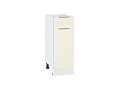 Шкаф нижний с 1-ой дверцей и ящиком Терра (816х300х478) Белый/Ваниль Софт