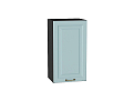 Шкаф верхний с 1-ой дверцей Ницца (716х400х318) graphite/Голубой