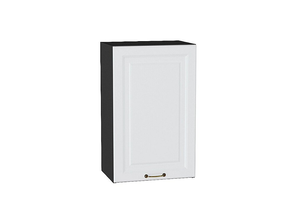 Шкаф верхний с 1-ой дверцей Ницца (716х450х318) graphite/Белый