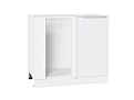 Шкаф нижний угловой Фьюжн (816х890х480) Белый/silky white