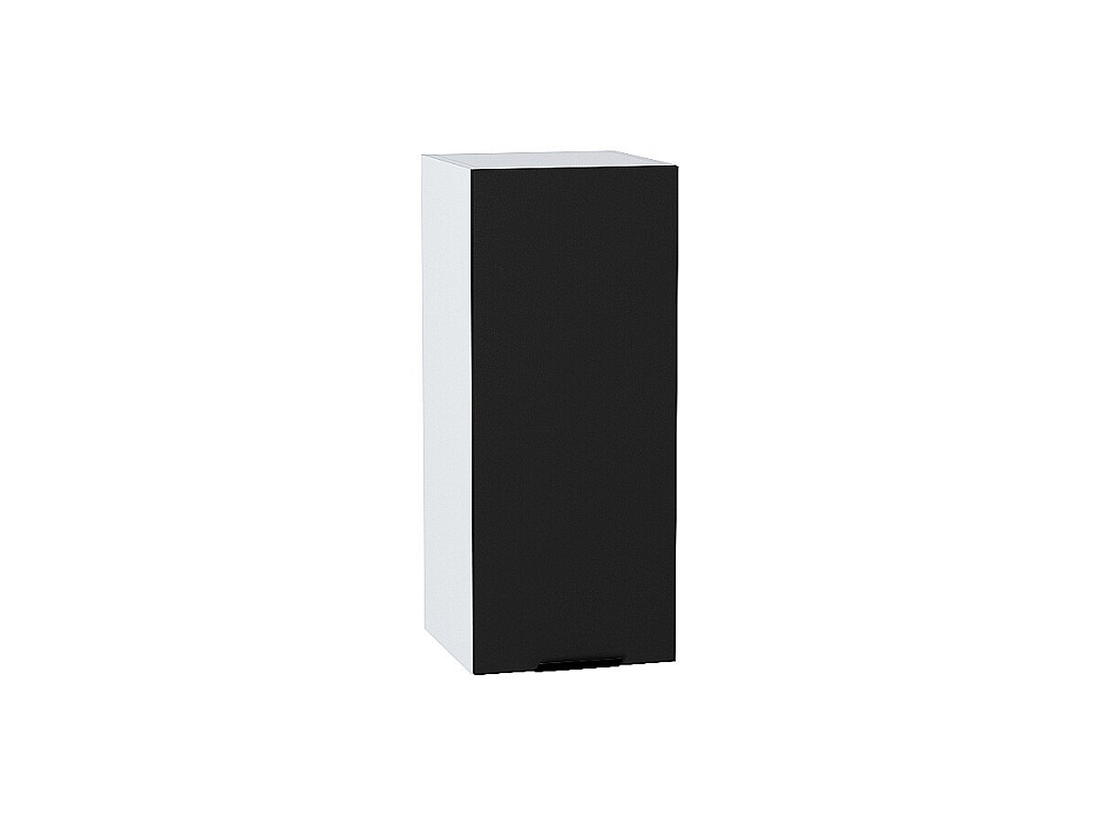 Шкаф верхний с 1-ой дверцей Евро (716х300х318) Белый/Антрацит