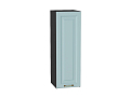 Шкаф верхний с 1-ой дверцей Ницца (920х300х318) graphite/Голубой