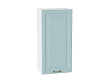 Шкаф верхний с 1-ой дверцей Ницца (920х450х318) Белый/Голубой