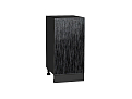 Шкаф нижний с 1-ой дверцей Валерия-М (816х400х478) graphite/Черный металлик дождь