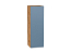 Шкаф верхний с 1-ой дверцей Фьюжн (920х300х320) Дуб Вотан/Silky Blue