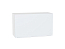 Шкаф верхний горизонтальный Фьюжн (460х800х318) Белый/Silky White
