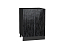 Шкаф нижний с 2-мя дверцами Валерия-М (816х600х478) Graphite/Черный металлик дождь