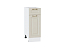 Шкаф нижний с 1-ой дверцей и ящиком Ницца (816х300х478) Белый/Агат