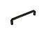 Ручка скоба мебельная СМ-6 (136х7х26) Матовый черный