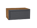 Шкаф верхний горизонтальный глубокий Сканди (358х800х576) Дуб Вотан/graphite softwood