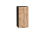 Шкаф верхний с 1-ой дверцей Флэт (716х350х318) Graphite/Wotan Oak 2S
