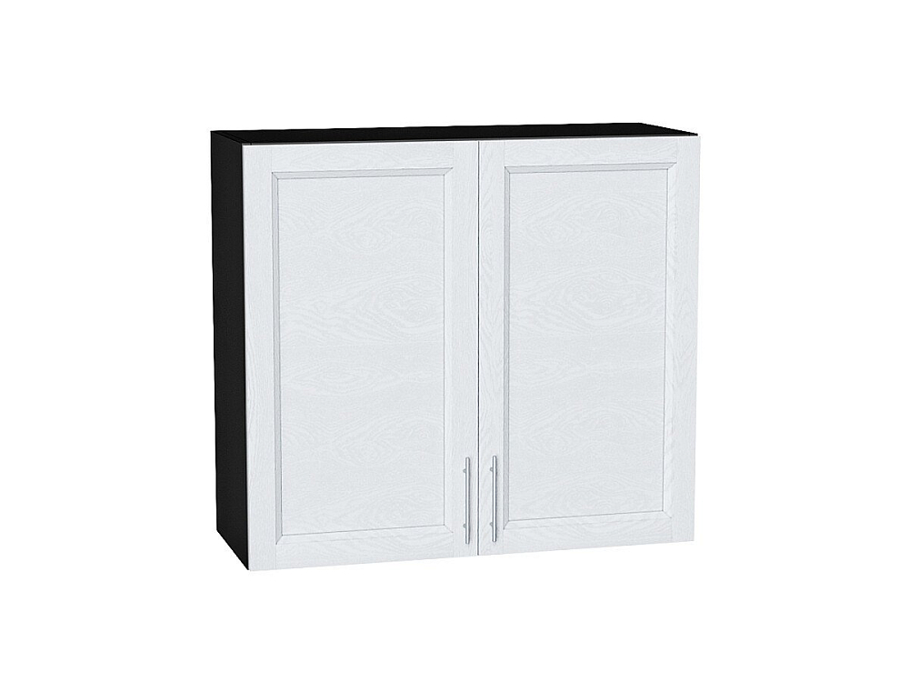 Шкаф верхний с 2-мя дверцами Сканди (716х800х318) graphite/white softwood