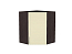 Шкаф верхний угловой Сканди (716х600х600) Graphite/Ivory Wood