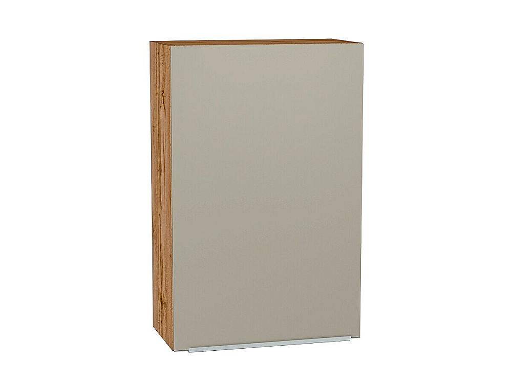 Шкаф верхний с 1-ой дверцей Фьюжн (920х600х320) Дуб Вотан/silky grey
