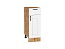 Шкаф нижний с 1-ой дверцей и ящиком Лофт (816х300х480) Дуб Вотан/Super White