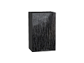 Шкаф верхний с 1-ой дверцей Валерия-М (716х450х318) graphite/Черный металлик дождь