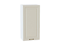 Шкаф верхний с 1-ой дверцей Ницца (920х450х318) Белый/Агат
