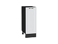 Шкаф нижний с 1-ой дверцей Ницца (816х300х478) graphite/Белый
