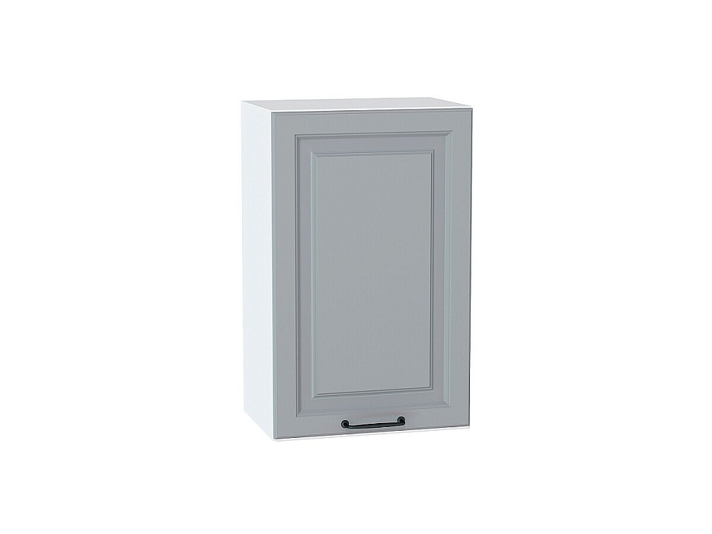 Шкаф верхний с 1-ой дверцей Ницца (716х450х318) Белый/magnum