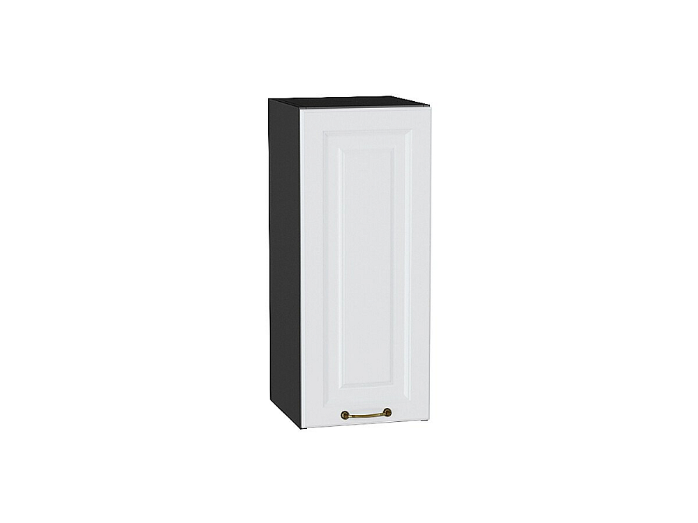 Шкаф верхний с 1-ой дверцей Ницца (716х300х318) graphite/Белый