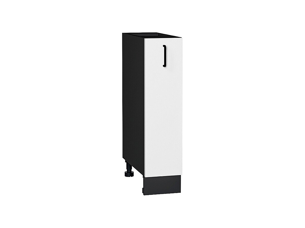 Шкаф нижний бутылочница Лофт (816х200х480) graphite/super white