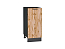 Шкаф нижний с 1-ой дверцей Флэт (816х350х478) Graphite/Wotan Oak 2S
