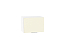 Шкаф верхний горизонтальный Терра (358х500х318) Белый/Ваниль софт
