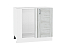Шкаф нижний угловой Лофт (816х890х480) Белый/Nordic Oak