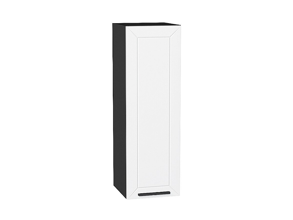 Шкаф верхний с 1-ой дверцей Глетчер (920х300х318) graphite/Айленд Силк