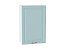 Шкаф верхний с 1-ой дверцей Ницца (920х600х318) Белый/Голубой